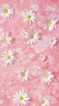 Wallpaper flowers pattern asteraceae blossom daisy.