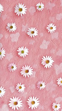 Wallpaper pattern flower daisy asteraceae.