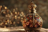 Traditional Indian attar perfume bottle accessories cosmetics accessory.