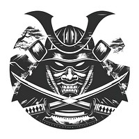 Samurai logo emblem symbol.