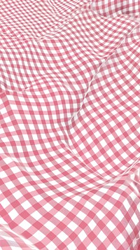 Pink plaid pattern rectangle tablecloth linen home decor.