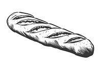 Baguette illustrated drawing animal.