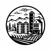 Farm logo illustrated astronomy.