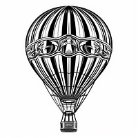 Balloon hot air balloon transportation chandelier.