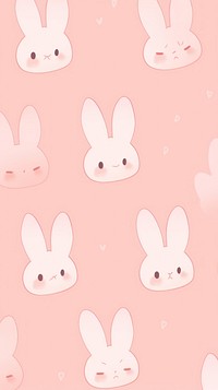 Kawaii style of bunny faces pattern jacuzzi tub hot tub.