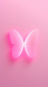 Pastel neon pink butterfly blossom purple flower.