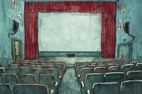 Movie theater architecture auditorium classroom.