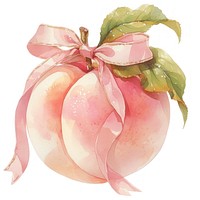 Coquette peach fruit produce blossom flower.