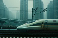 High-speed train transportation microphone terminal.