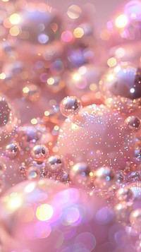Pink pearls drop photo accessories accessory glitter.