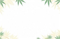 Illustration of cannabis border vegetation plant green.