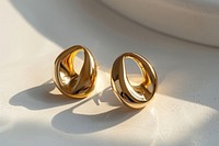 Gold earrings accessories accessory jewelry.