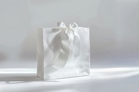White gift bag mockup accessories accessory handbag.