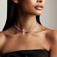 A luxury diamond necklace accessories accessory shoulder.