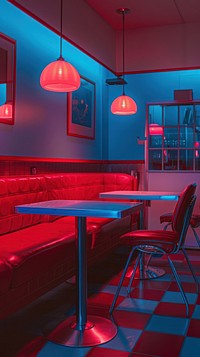 Aesthetic wallpaper restaurant furniture cafeteria.