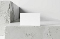 A business card mockup windowsill paper text.