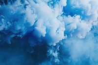 Blue smoke background outdoors nature person.