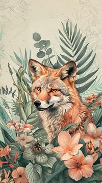 Wallpaper wolf wildlife painting animal.