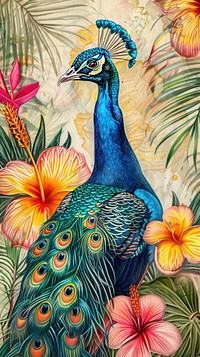 Wallpaper peacock animal bird.