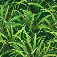 Seamless grass pattern vegetation agavaceae graphics.