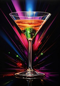 A cocktail chandelier beverage alcohol.