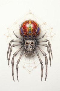 A halloween spider character invertebrate chandelier arachnid.