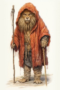 A lion character clothing wildlife apparel.