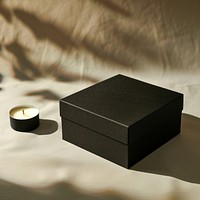 Blank packaging candle box.