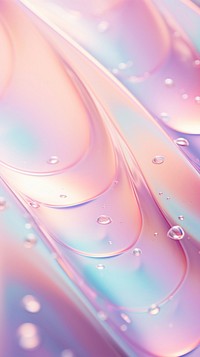 A rainbow pastel background with water ripples graphics droplet pattern.