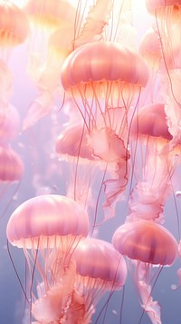 Jelly fishes invertebrate jellyfish animal.
