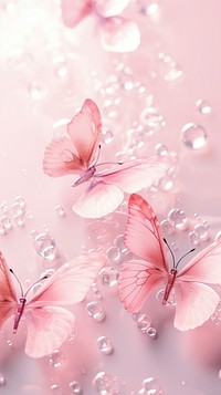 Light Pink butterflies accessories chandelier accessory.