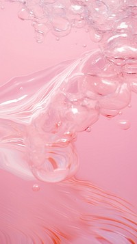 A pink background with water ripples person human art.