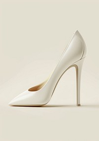 Off-white hight heel mockup psd