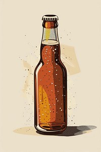 Craft beer beverage alcohol bottle.
