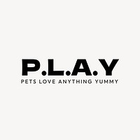 PLAY logo template professional 