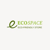 Eco-friendly store logo template