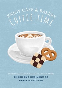 Coffee time  poster template