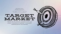 Target market blog banner template