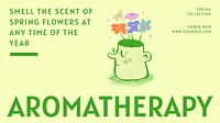 Aromatherapy doodle PowerPoint presentation template
