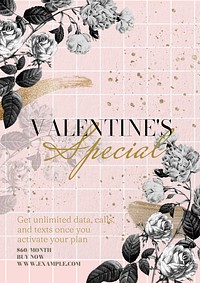 Valentine's special poster template