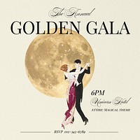 Gala night Instagram post template