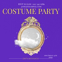 Costume party Facebook post template