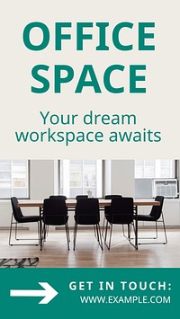 Office space Instagram story template