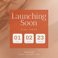 Launching soon Instagram post template