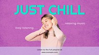 Just chill blog banner template