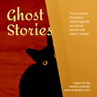 Ghost stories Instagram post template