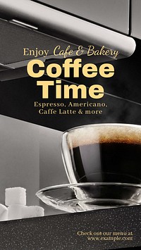 Coffee time Instagram story template