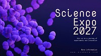 Science expo blog banner template