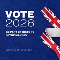 Vote election campaign Instagram post template