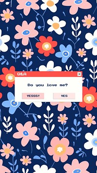 Love q&a Instagram story template